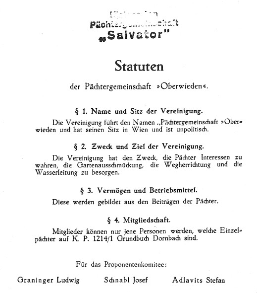 Statuten Pächtergemeinschaft (Salvator)
